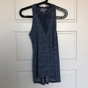 Athleta XXS heather blue razor back tank
